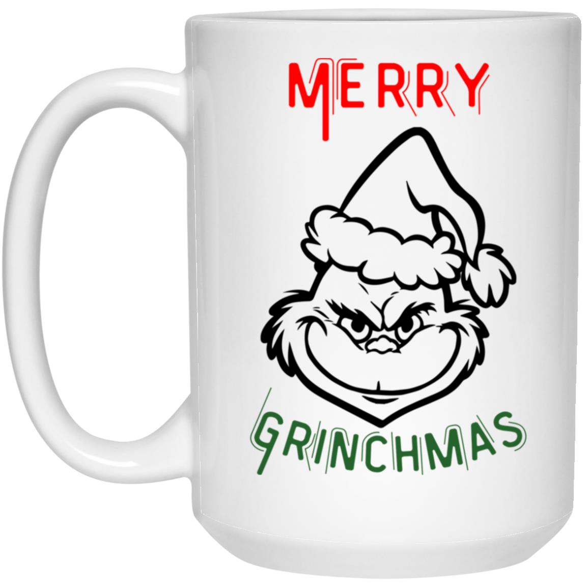 Merry Grinchmas 21504 15oz White Mug