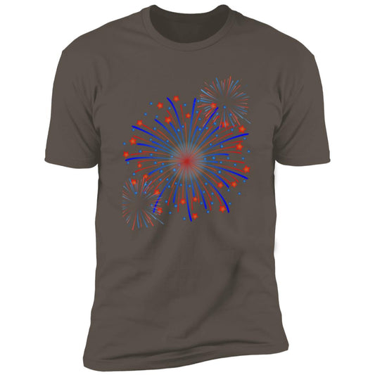 4th of July Fireworks --  Premium Short Sleeve T-Shirt