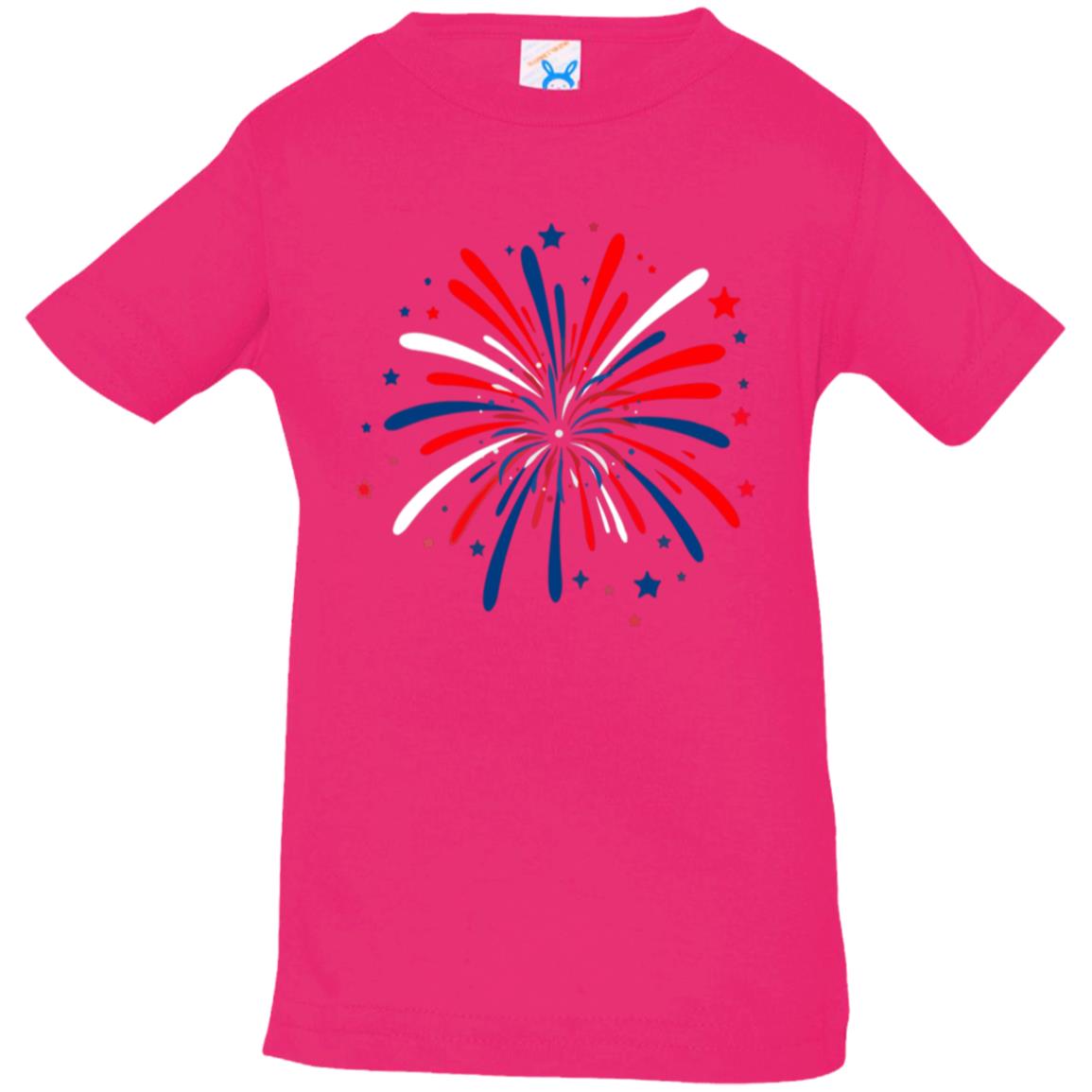 4th of July Firework -- Infant Jersey T-Shirt