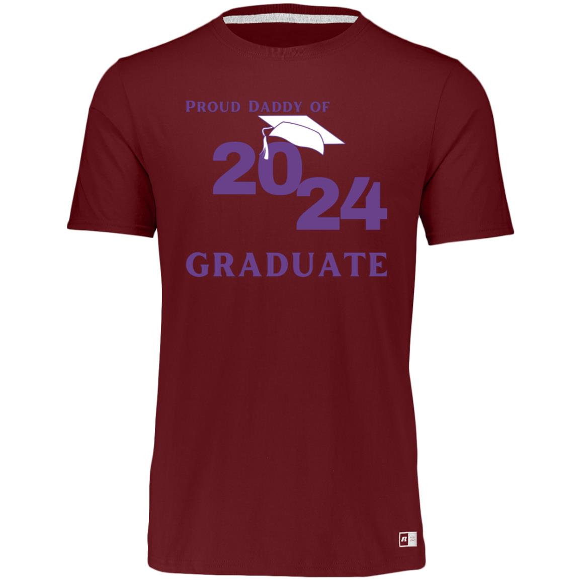 Proud Daddy -- 2024 Graduate -- Essential Dri-Power Tee