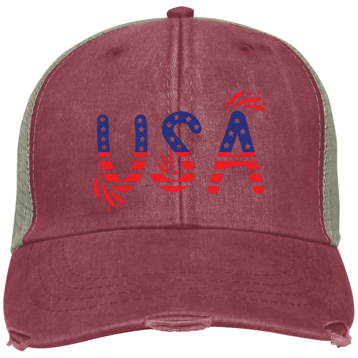 Flag USA OL102 Embroidered Ollie Cap