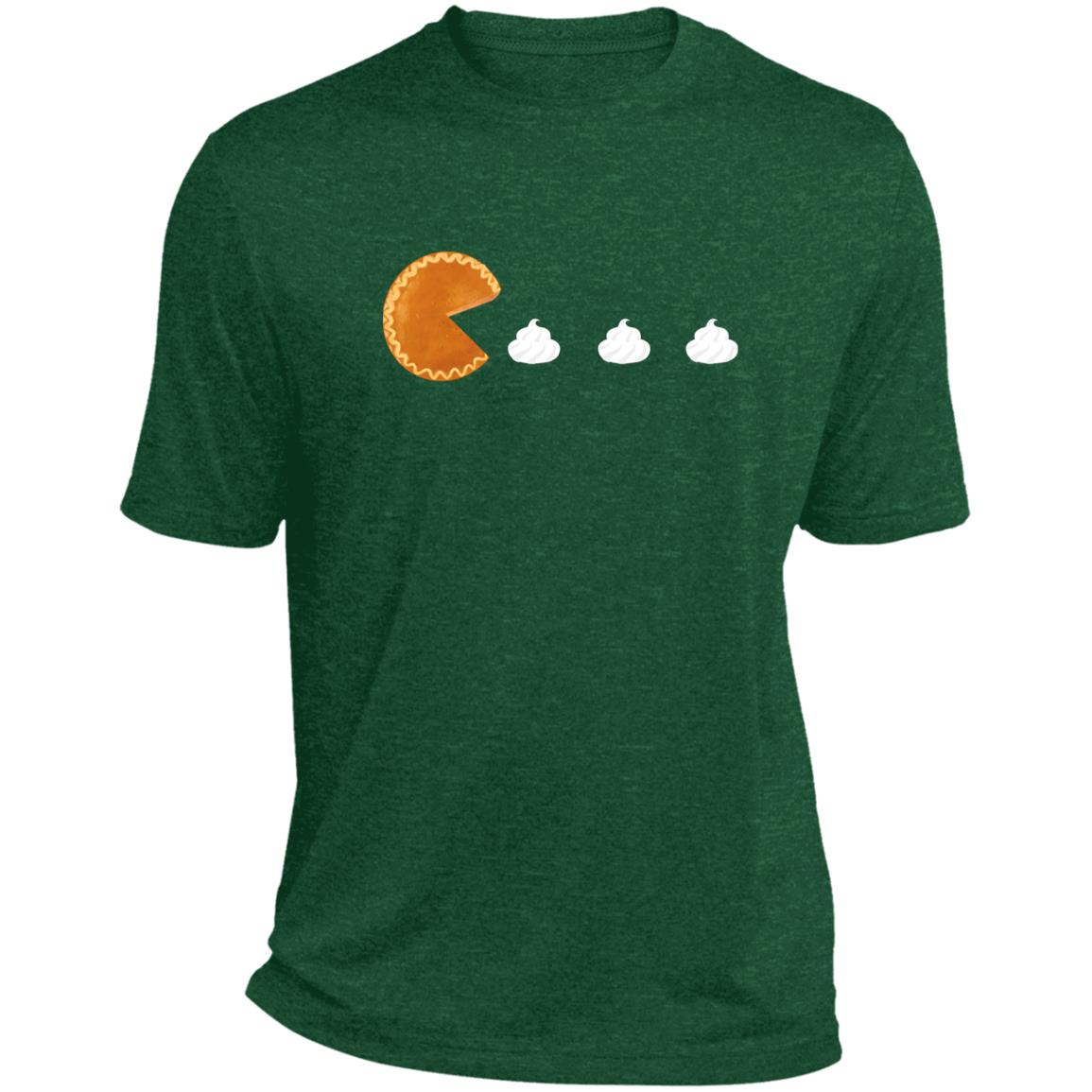 Pumpkin Pac Man -- CLOSEOUT -- Heather Performance Tee