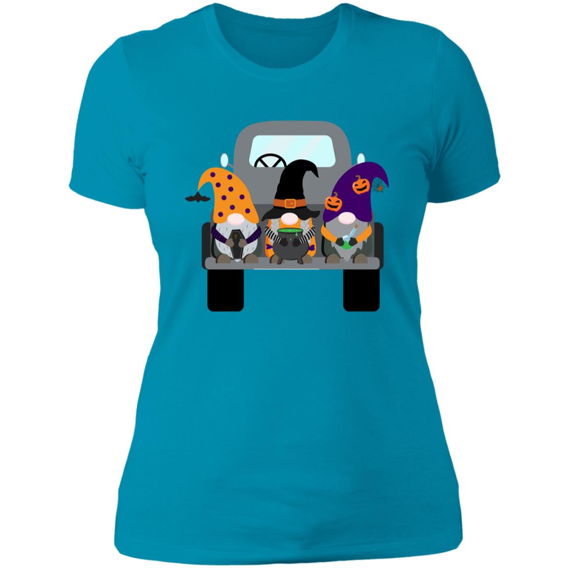 Halloween Gnomes in a Truck NL3900 Ladies' Boyfriend T-Shirt