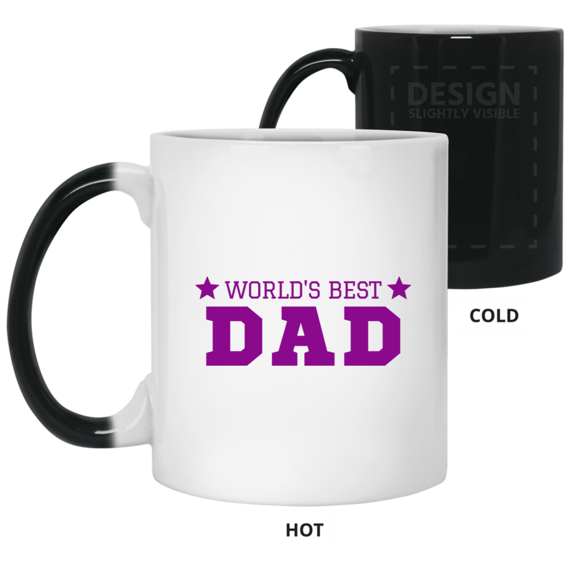 World's Best Dad -- Color Changing Mug