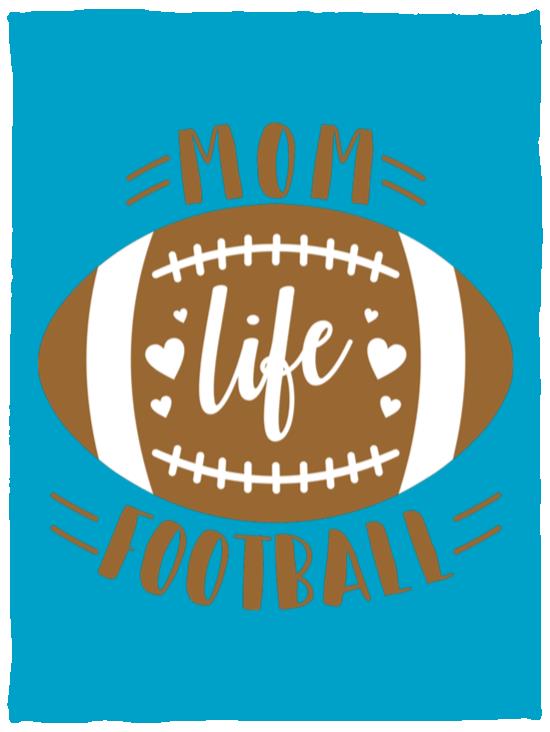 Football My Life VPS Cozy Plush Fleece Blanket - 30x40