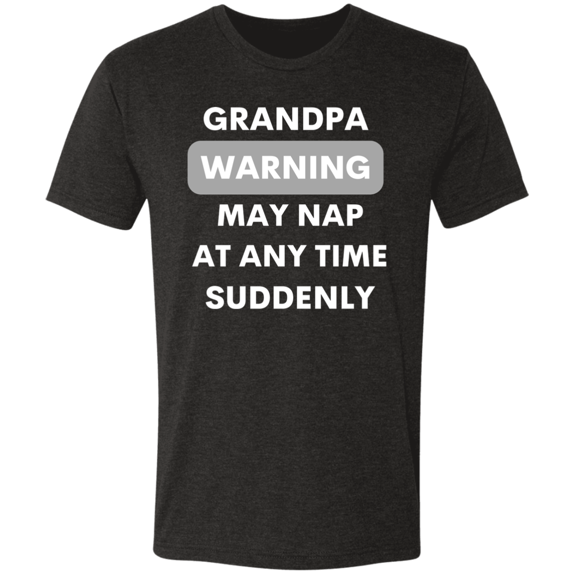 Grandpa naps white NL6010 Men's Triblend T-Shirt
