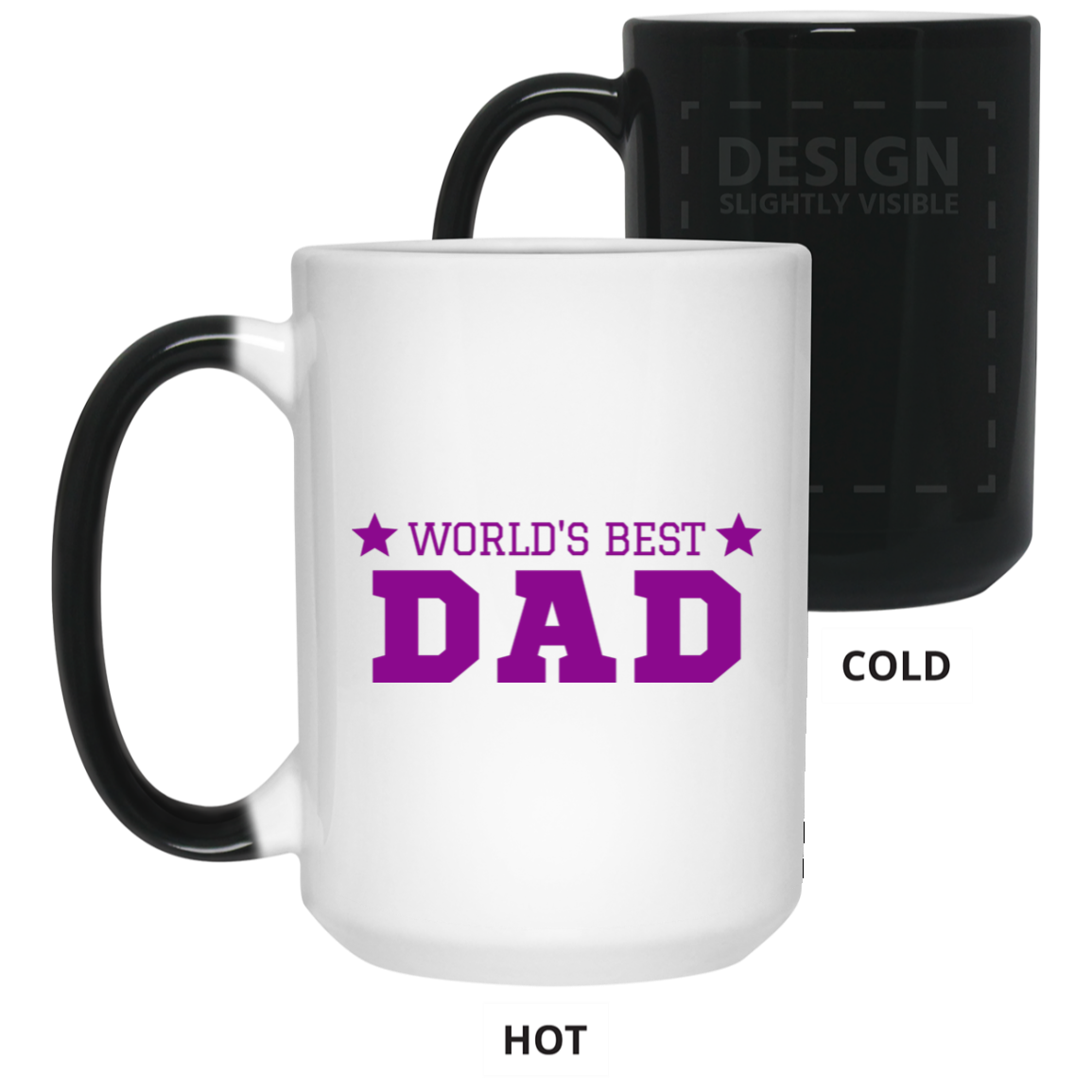 World's Best Dad -- Color Changing Mug