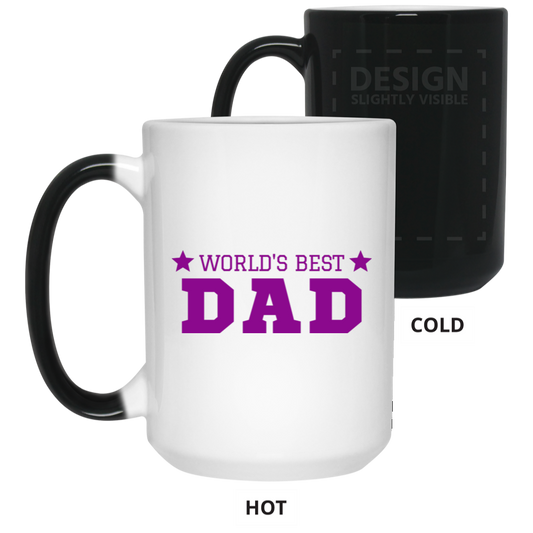 World's Best Dad -- Color Changing Mug