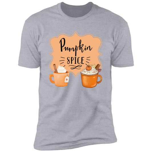 Pumpkin Spice Latte Orangetan Black -- Premium Short Sleeve T-Shirt