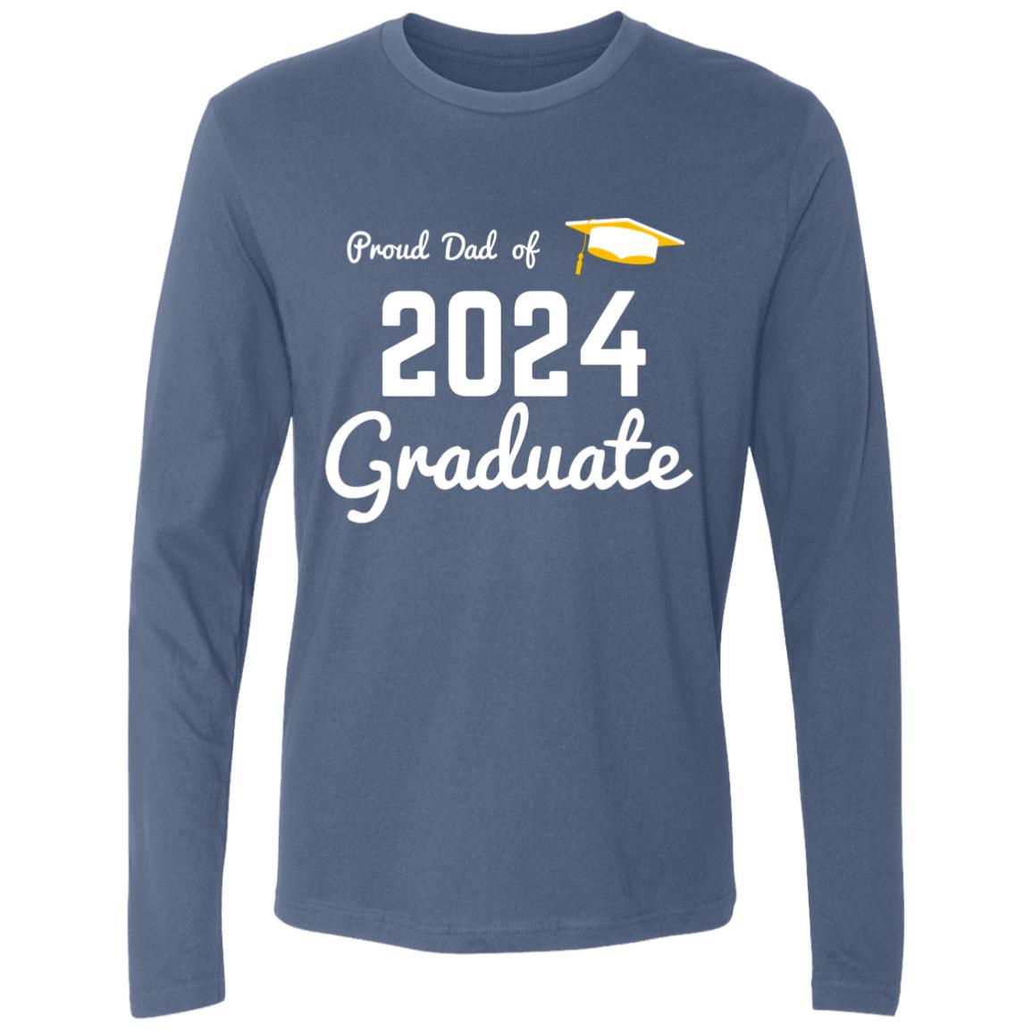 Proud Dad -- Graduate 2024 -- Men's Premium LS