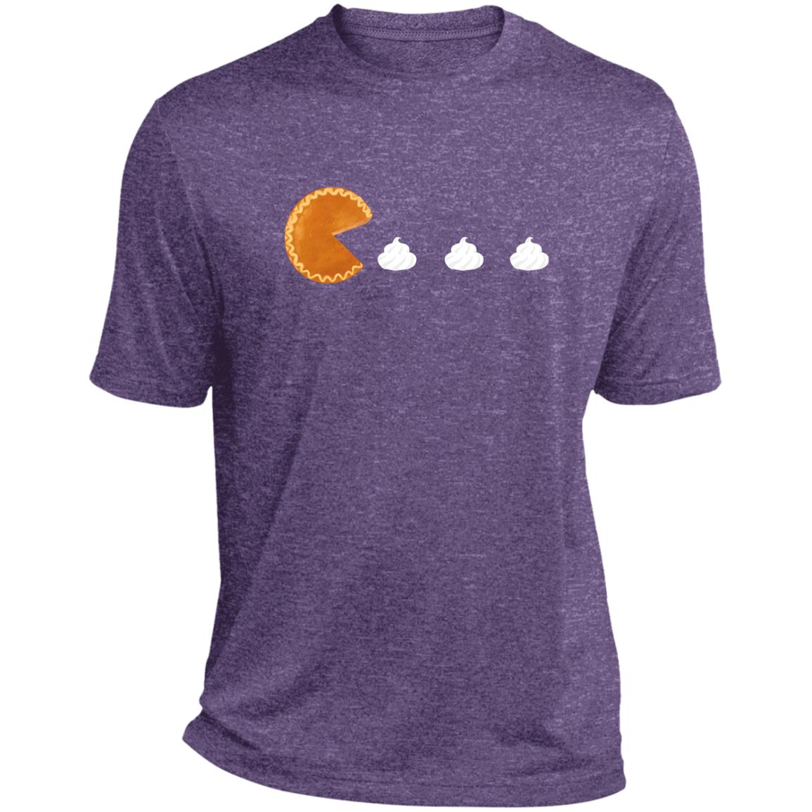 Pumpkin Pac Man -- CLOSEOUT -- Heather Performance Tee