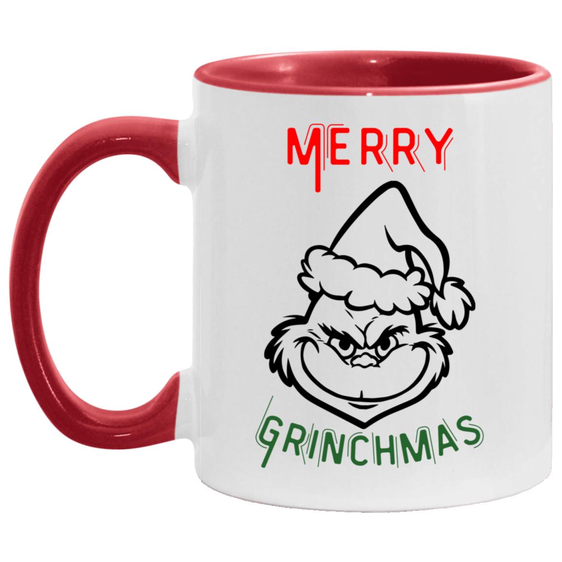 Merry Grinchmas AM11OZ 11oz Accent Mug