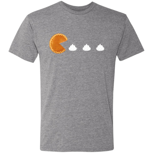 Pumpkin Pac Man -- Men's Triblend T-Shirt