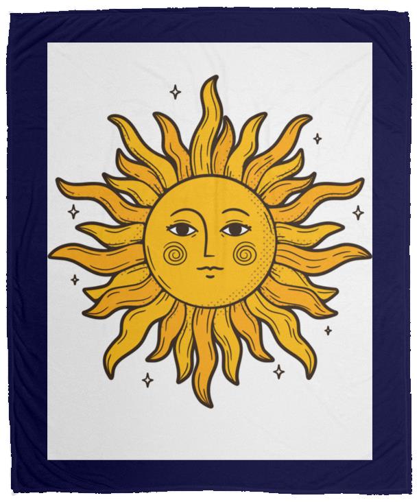 Sun T-shirt (1) VPM Cozy Plush Fleece Blanket - 50x60