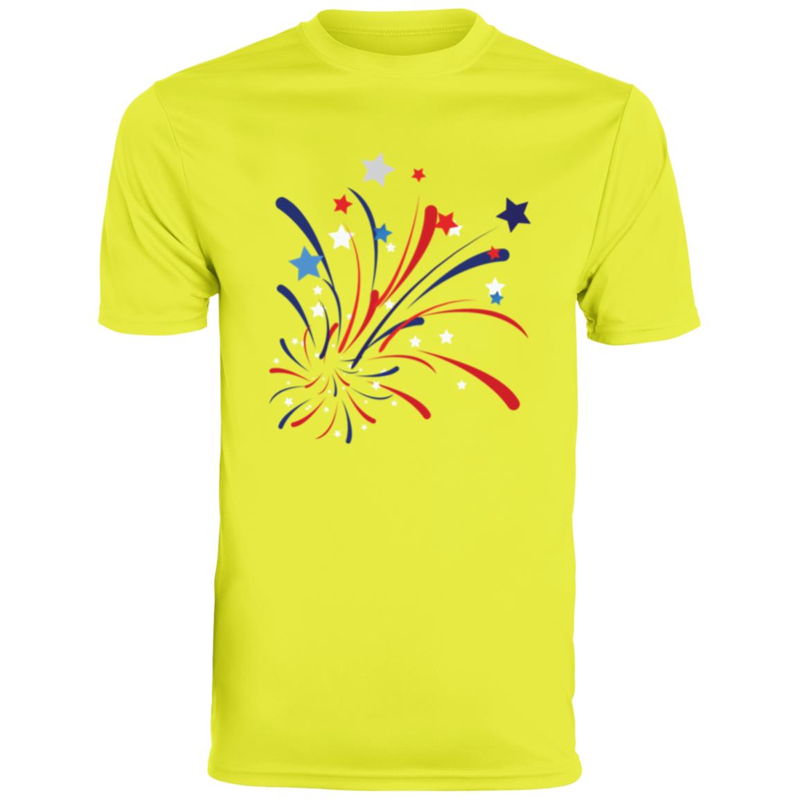 4th of July Firework -- CLOSEOUT -- Men's Moisture-Wicking Tee