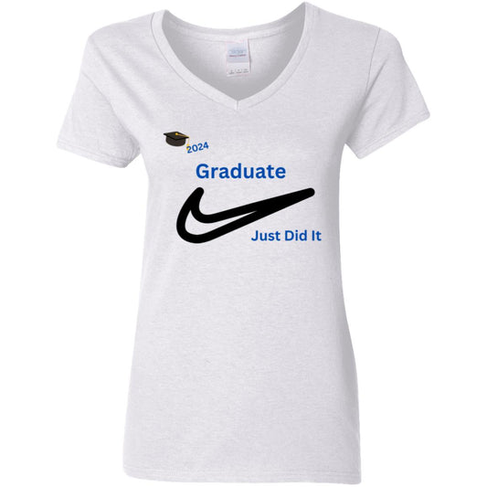 Graduation 2024 -- Ladies V-Neck T-Shirt