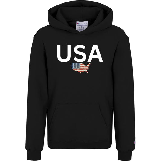 USA states flag S790 Champion Kids Powerblend Hoodie