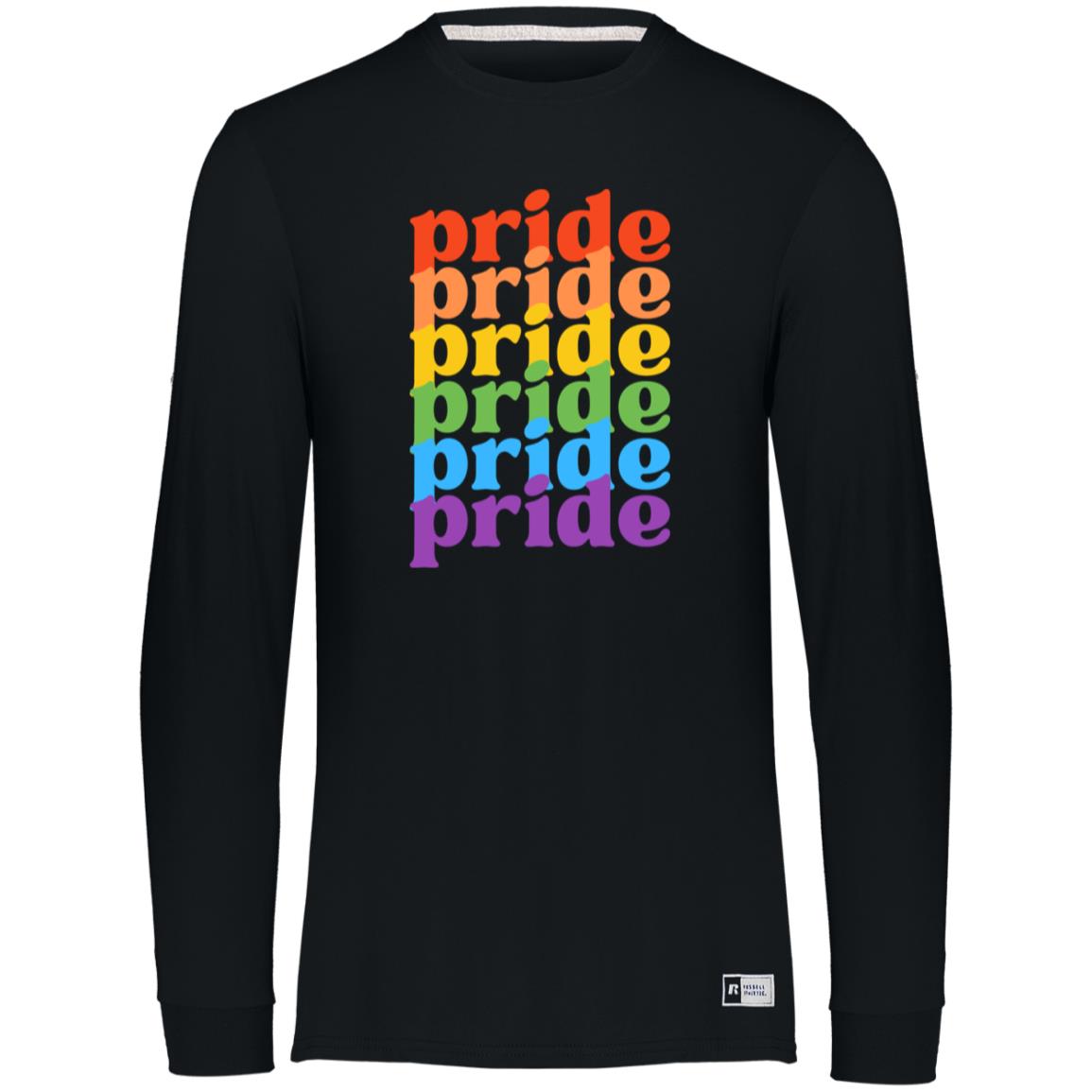 Pride, Pride, Pride -- Essential Dri-Power Long Sleeve Tee CLOSEOUT