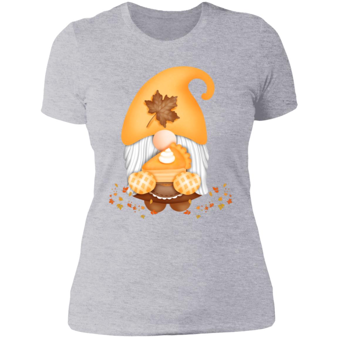 Gnome Pumpkin Pie NL3900 Ladies' Boyfriend T-Shirt