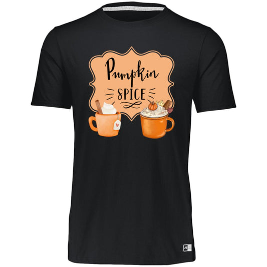 Pumpkin Spice Latte Orangetan Black CLOSEOUT -- Essential Dri-Power Tee