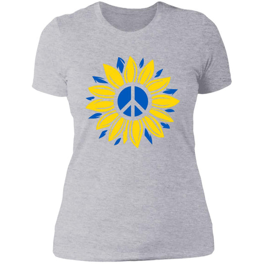 Peace flower t-shirt NL3900 Ladies' Boyfriend T-Shirt