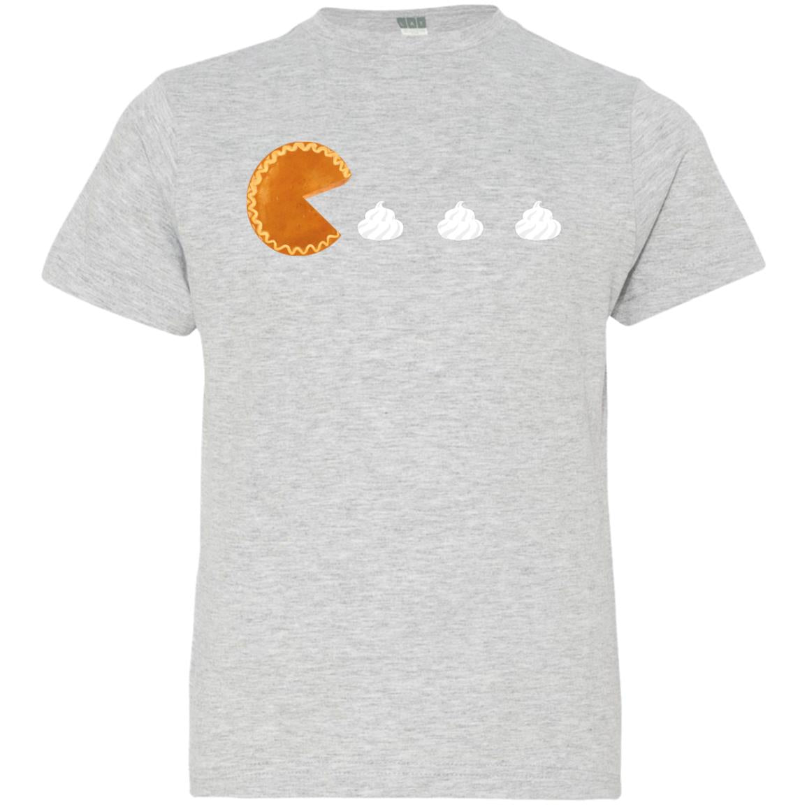 Pumpkin Pac Man -- Youth Jersey T-Shirt