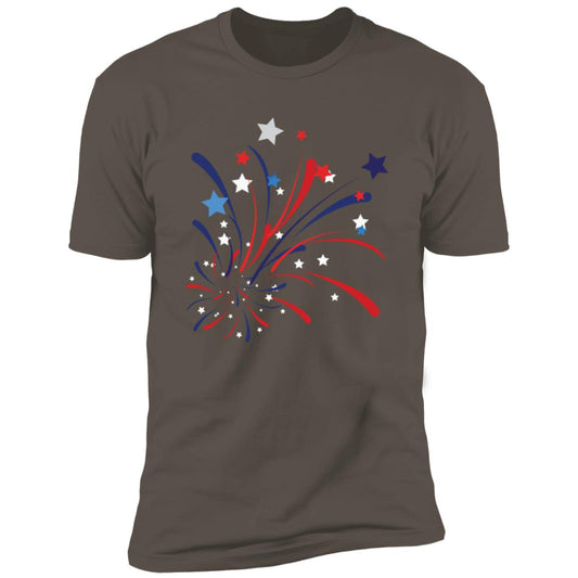 4th of July Firework -- Premium Short Sleeve T-Shirt