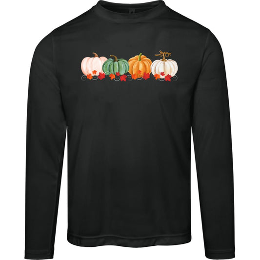 Pumpkins in a Row TT11L Team 365 Mens Zone Long Sleeve Tee