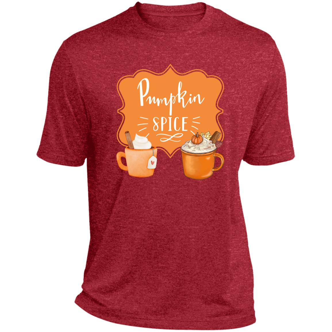 Pumpkin Spice Latte Orange CLOSEOUT -- Heather Performance Tee