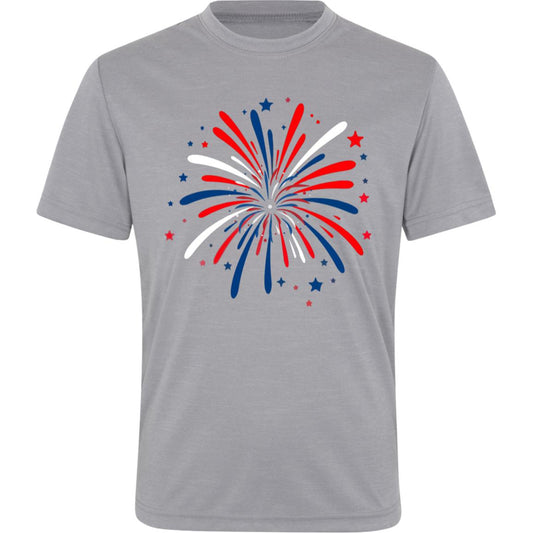 4th of July Firework -- Team 365 Kids Sonic Heather Tee