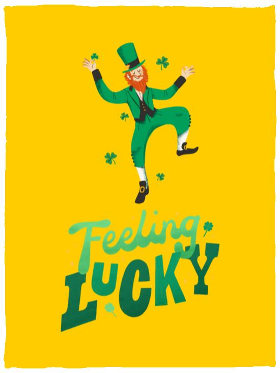 feeling lucky VPS Cozy Plush Fleece Blanket - 30x40