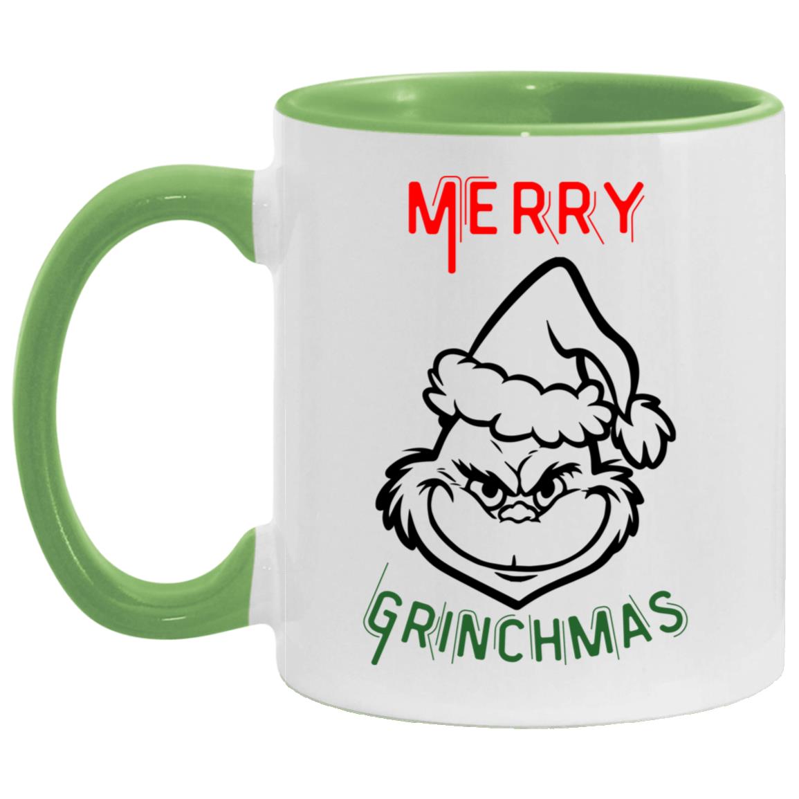 Merry Grinchmas AM11OZ 11oz Accent Mug