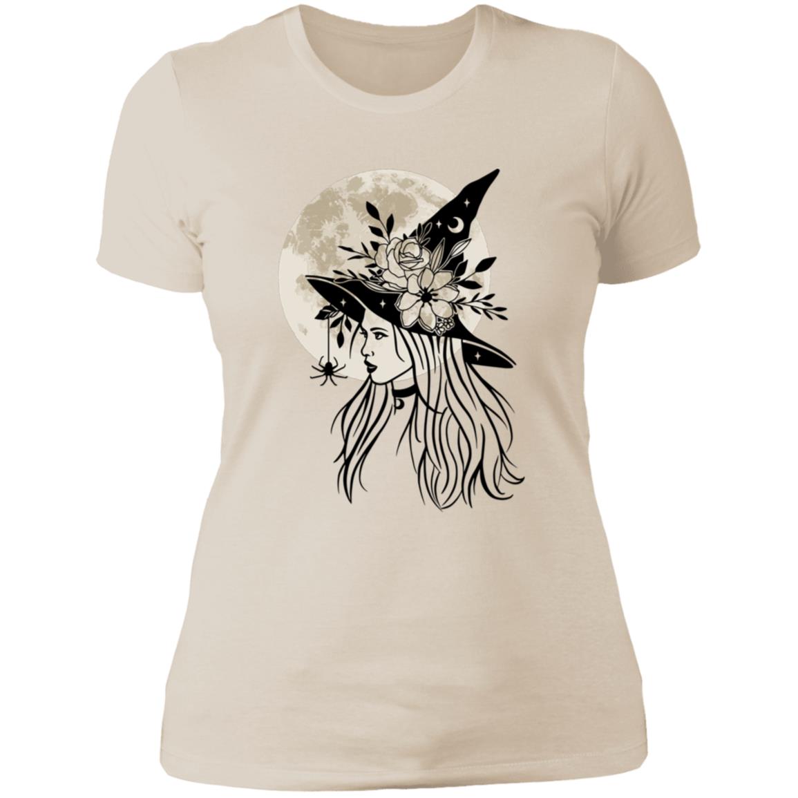 Witchy Moon -- Ladies' Boyfriend T-Shirt