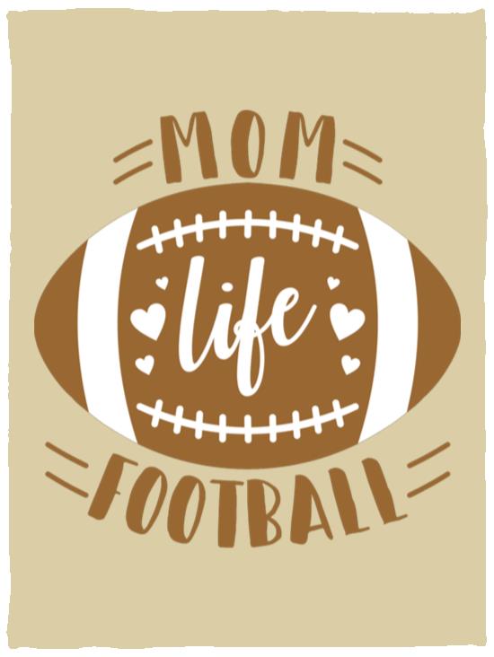 Football My Life VPS Cozy Plush Fleece Blanket - 30x40