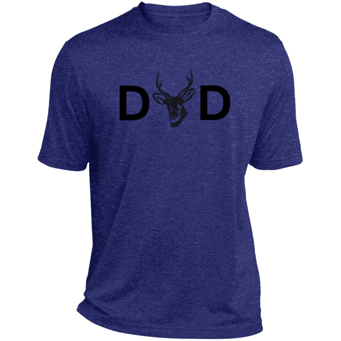 D deer D CLOSEOUT -- Heather Performance Tee