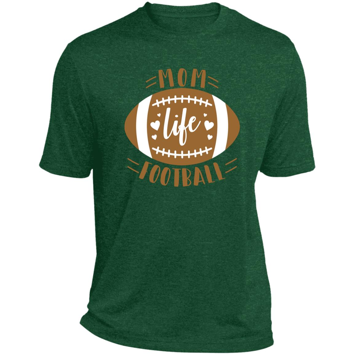 Football My Life CLOSEOUT -- Heather Performance Tee