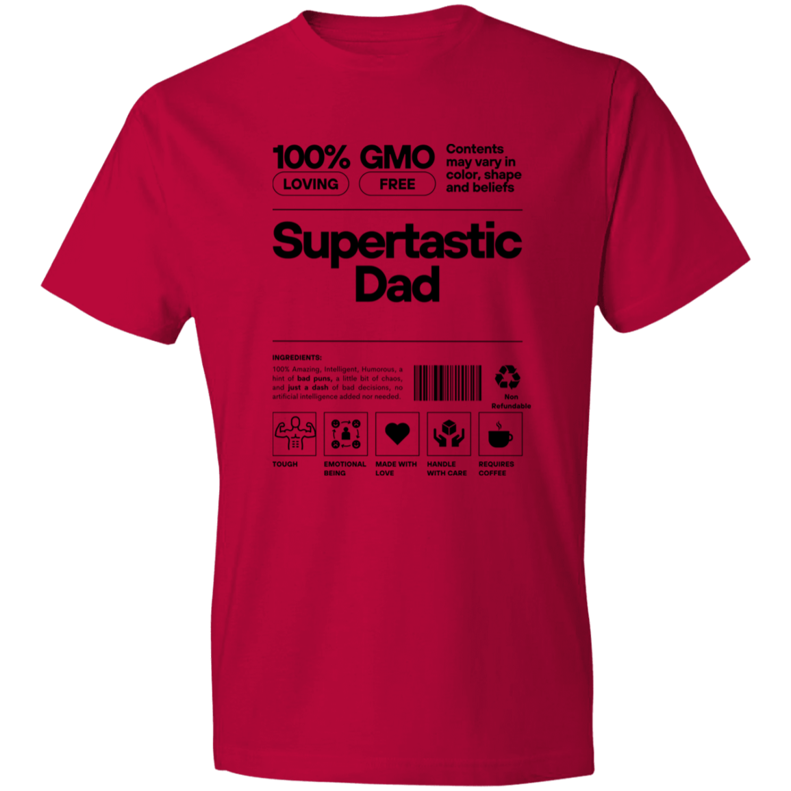 Supertastic Dad 980 Lightweight T-Shirt 4.5 oz