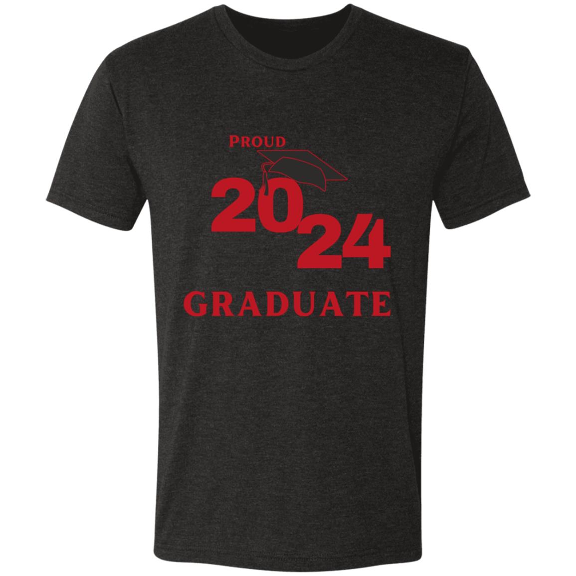 Proud 2024 Graduate -- Men's Triblend T-Shirt