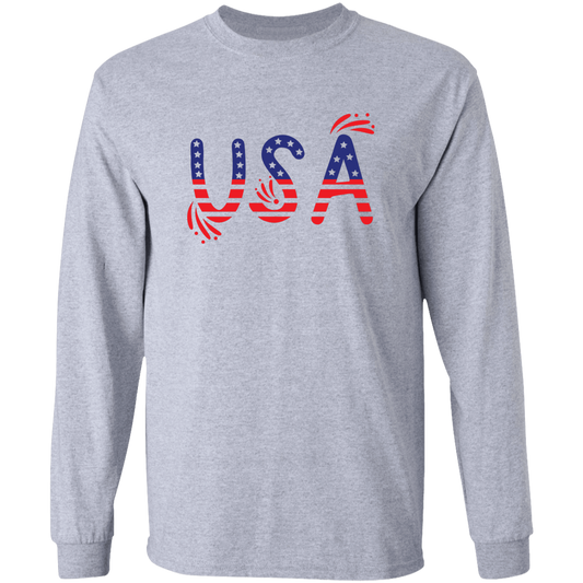 Flag USA G240 LS Ultra Cotton T-Shirt