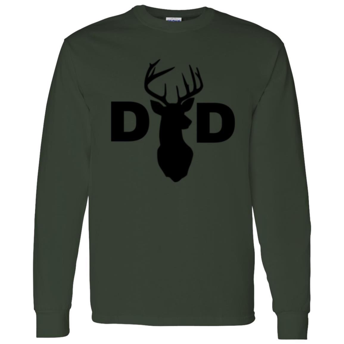 Dad Deer Dad -- LS T-Shirt 5.3 oz.