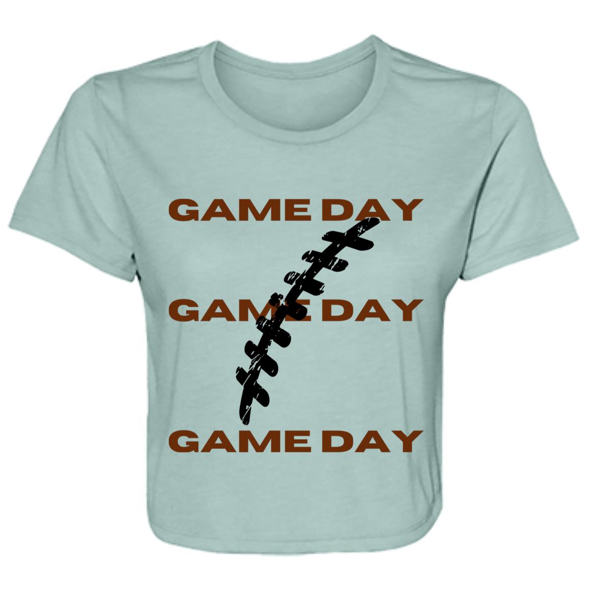 Game Day  Ladies' Flowy Cropped Tee