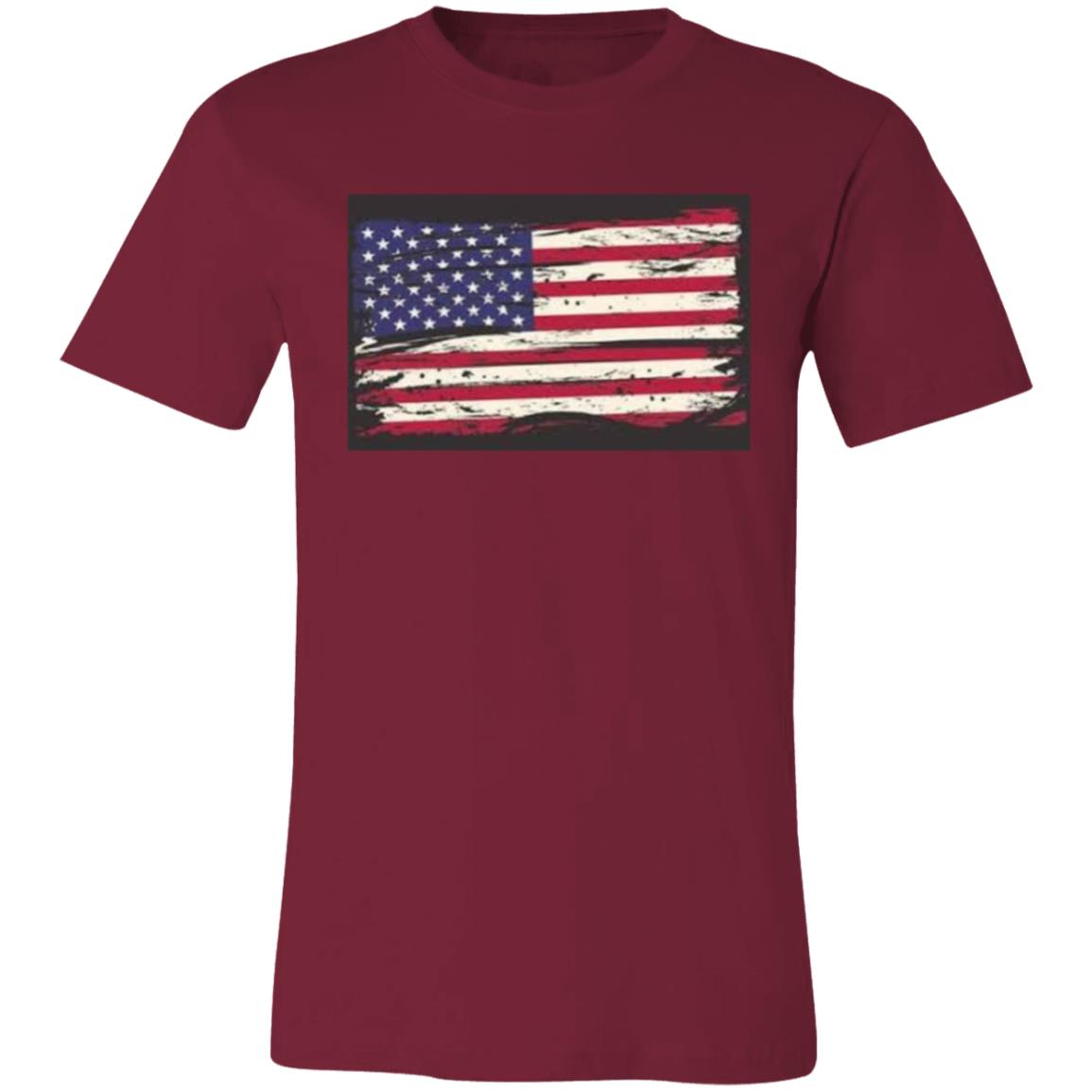 American Flag -- Unisex Jersey Short-Sleeve T-Shirt