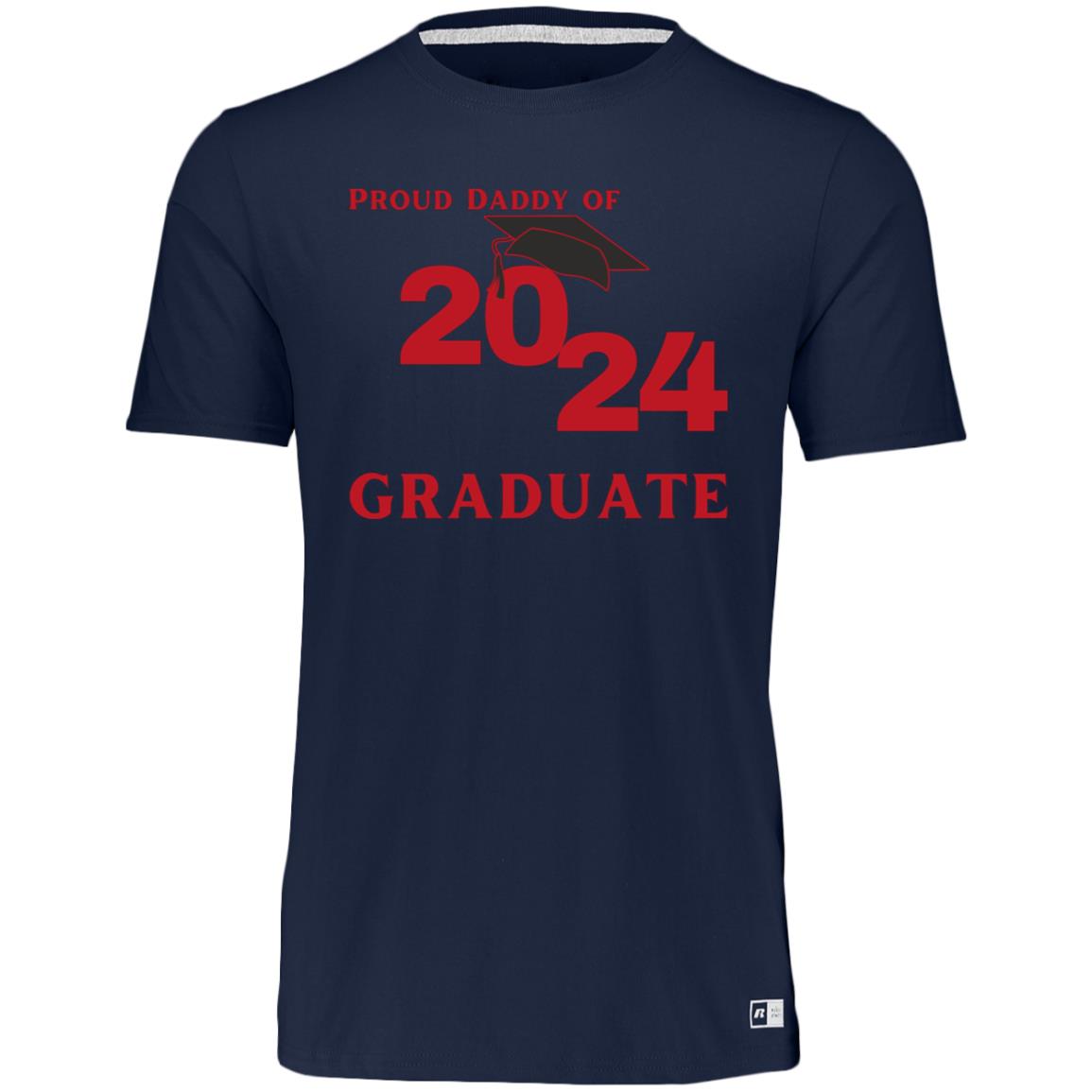 Proud Daddy -- 2024 Graduate -- Essential Dri-Power Tee