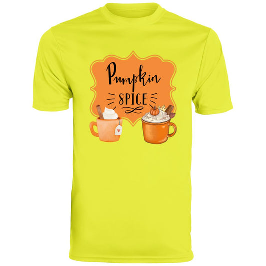 Pumpkin Spice Latte Orange Black -- CLOSEOUT -- Men's Moisture-Wicking Tee