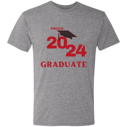 Proud 2024 Graduate -- Men's Triblend T-Shirt