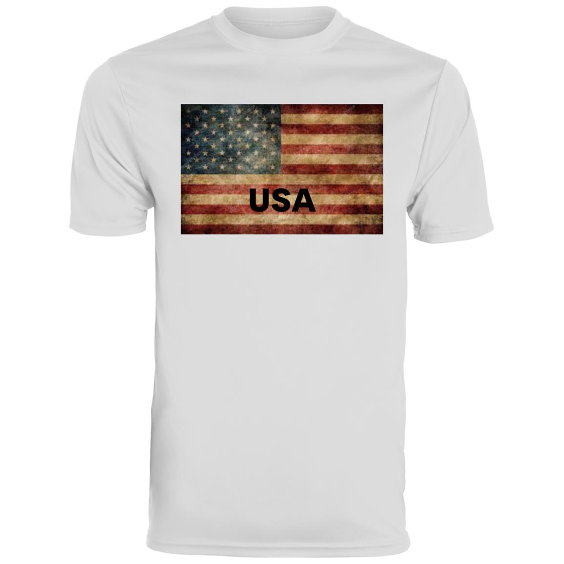 American Flag -- CLOSEOUT -- Youth Moisture-Wicking Tee