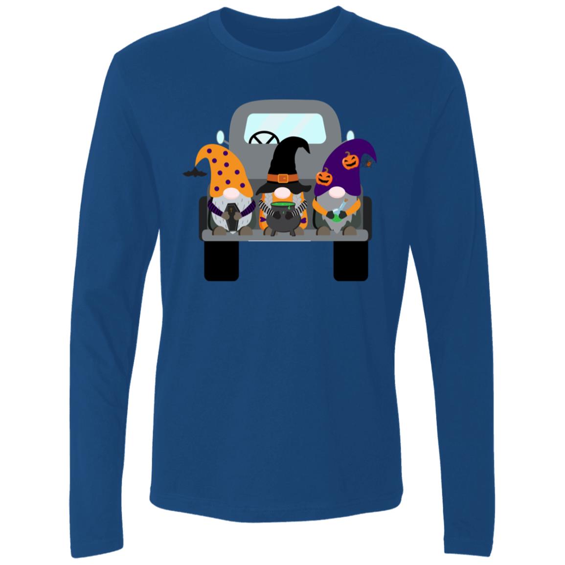 Halloween Gnomes in a Truck NL3601 Men's Premium LS