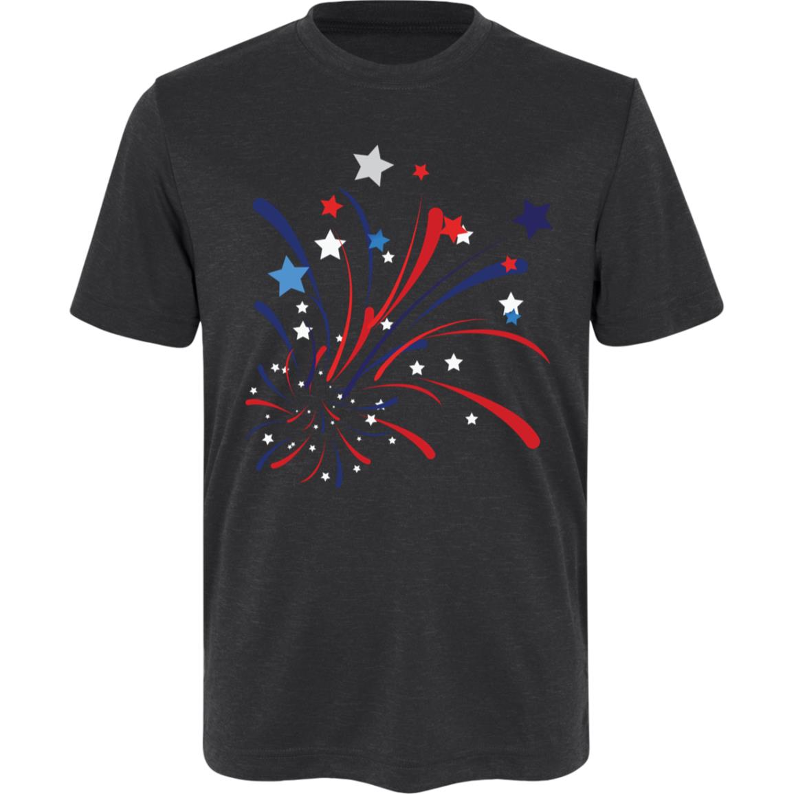 4th of July Firework -- Kids Sonic Heather Tee