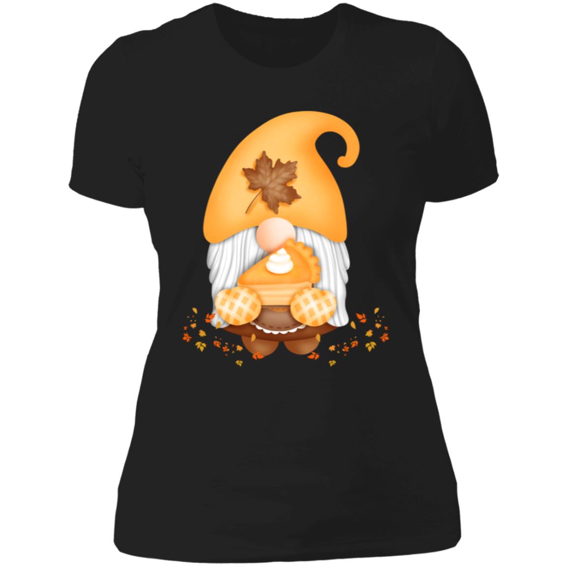 Gnome Pumpkin Pie NL3900 Ladies' Boyfriend T-Shirt