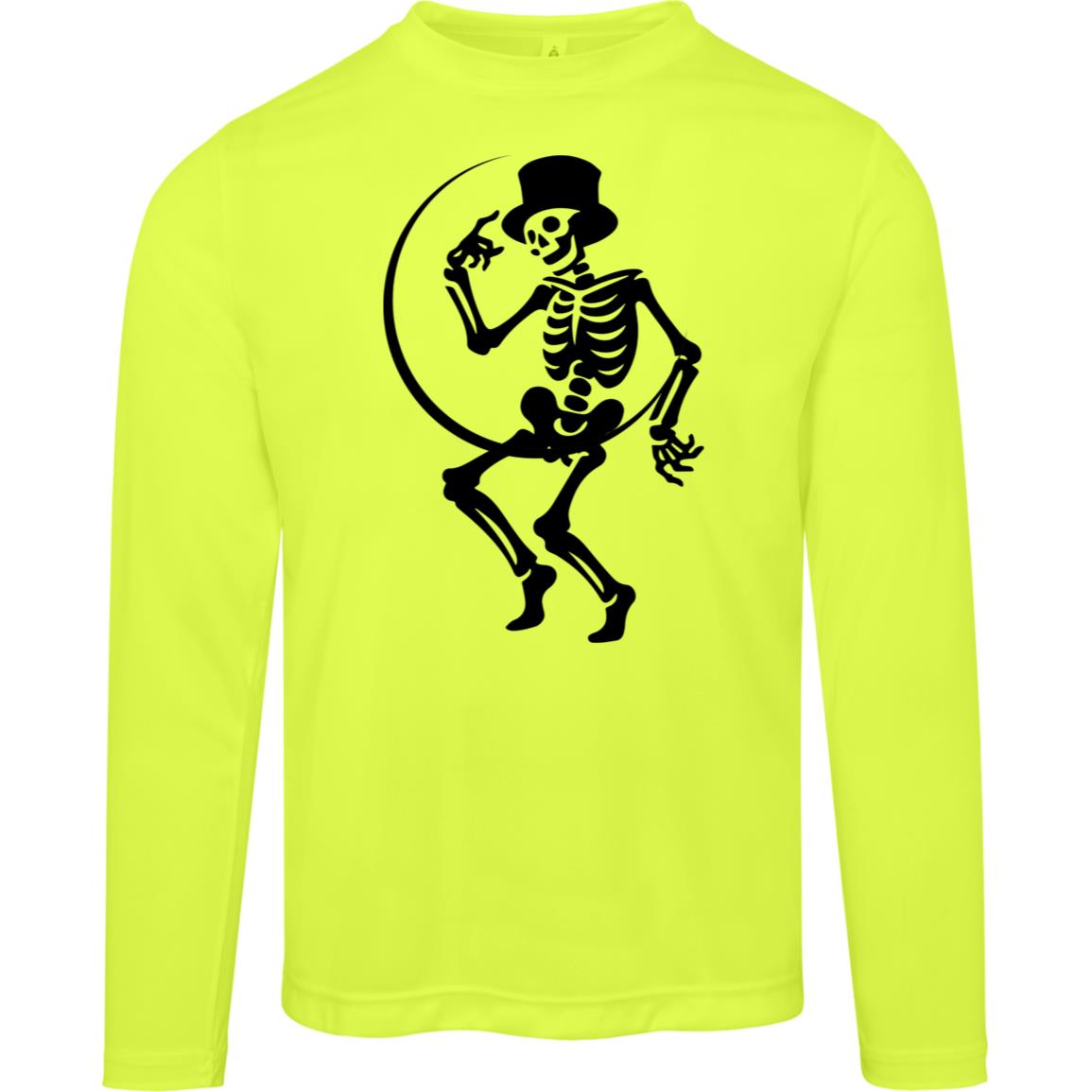 Moon and Skeleton -- Men's Zone Long Sleeve Tee